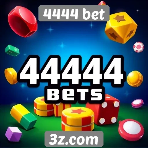 Variedade de jogos disponíveis na 4444 bet